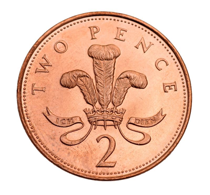 Two pence piece