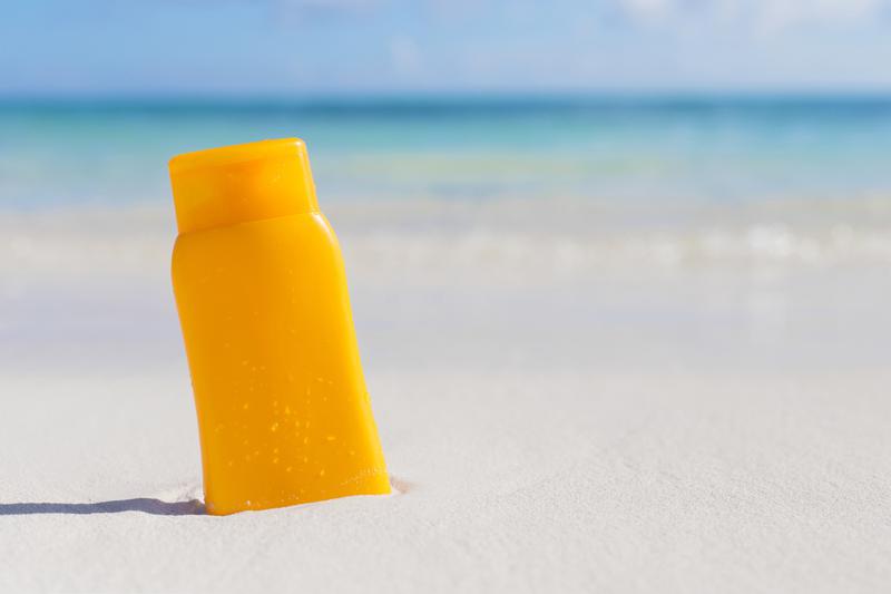 Sunscreen beach