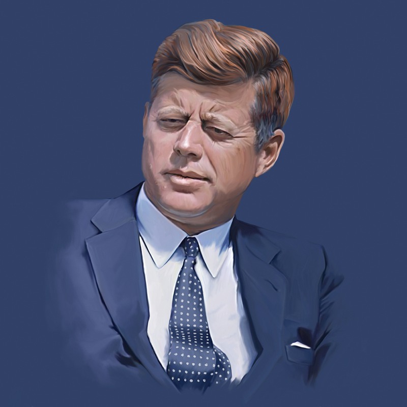 John F Kennedy painting