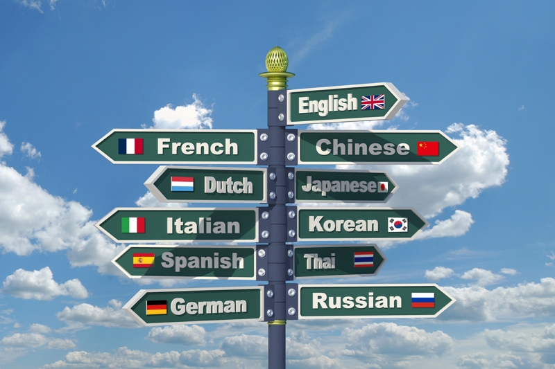 Languages signpost